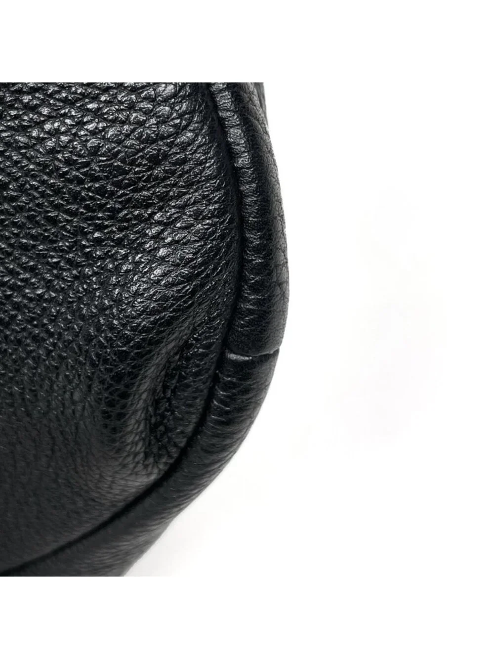 Gucci Belt Bag Logo Sherry Line Web Leather Black